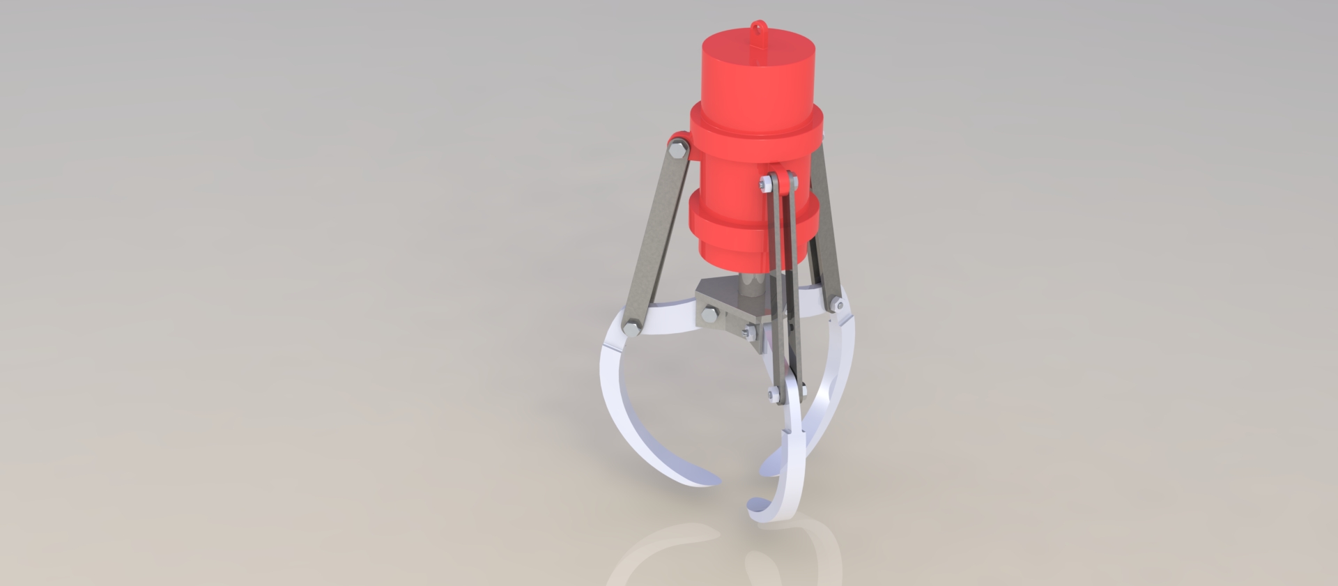 爪式机器组件通常由三个主要移动托架组成